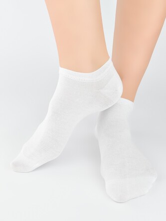 Stopki Noviti ST047 Gładkie 35-46 biały 43-46