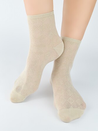 Skarpety Noviti SB124 Serca 35-42 beżowy 39-42