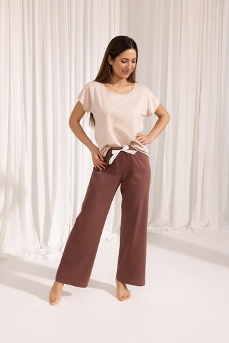 Piżama Regina 699kr/r 2XL W25 damska beżowy XXL