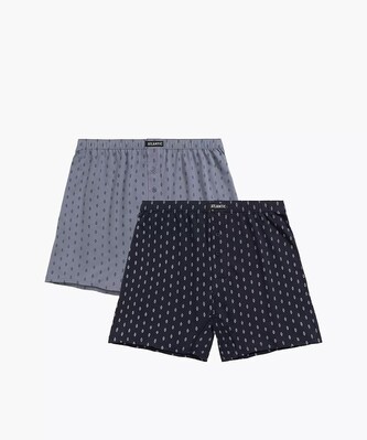 Bokserki Atlantic 2MBX-057 A'2 S-2XL granatowy-szary L