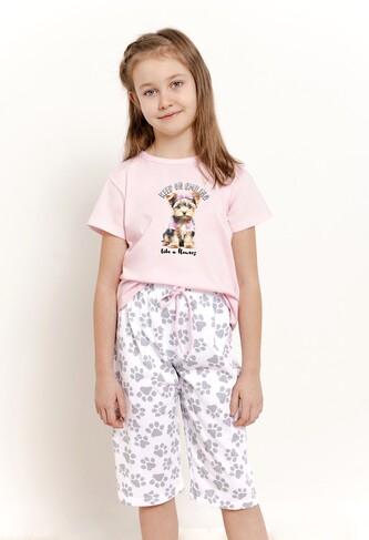 Piżama Taro Pixie 3388 kr/r 92-116 W25 różowy jasny 104