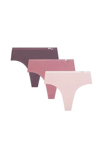 Figi Atlantic 3CLP-015 High Brazilian A'3 S-XL różowy jasny-rose ciemny-rose XL