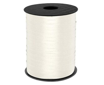 Tasiemka pastelowa biała 458m