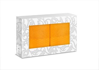 RĘCZNIK KPL. BOLERO 2 SZT/50X90+70X140/ FROTTE POMARAŃCZOWY 500G.