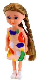 Mini laleczka z długimi włosami 15cm