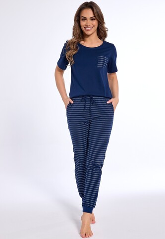 Piżama Cornette 730/317 Jenny kr/r S-2XL damska granatowy L