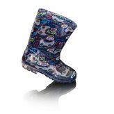 holínky dětské PVC, Pidilidi, PL0032-10, tmavě modrá - 37