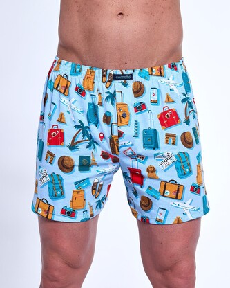 Bokserki Cornette Classic 011/169 3XL-5XL niebieski jasny 3XL