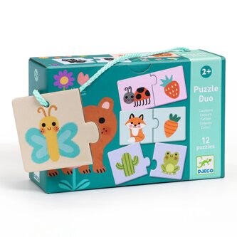 DJECO EDULUDO Puzzle Duo - Barvy