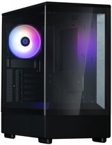 Zalman skříň P10 Black miniT 1x120mm fan ARGB USB 3.0 USB-C temperované sklo černá