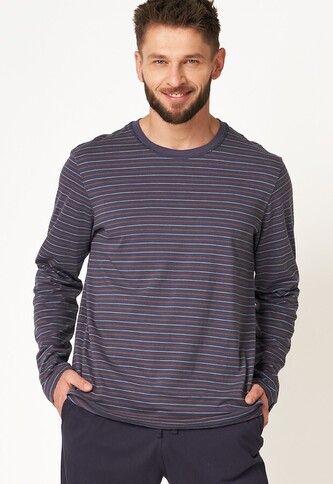 Piżama Key MNS 304 B24 dł/r M-2XL męska granatowy M