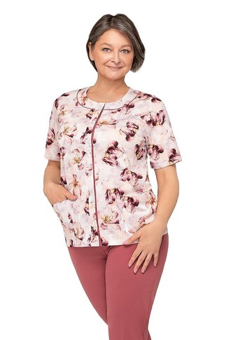 Piżama Martel Maria I 200 kr/r M-2XL rozpinana damska bordowy M