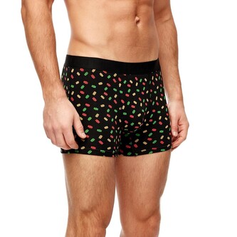 Bokserki Noviti BB006 Wzór M-2XL czarny żelki misie L