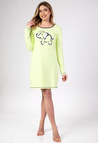 Koszula Regina 142 dł/r 2XL Z24/25 damska zielony XXL