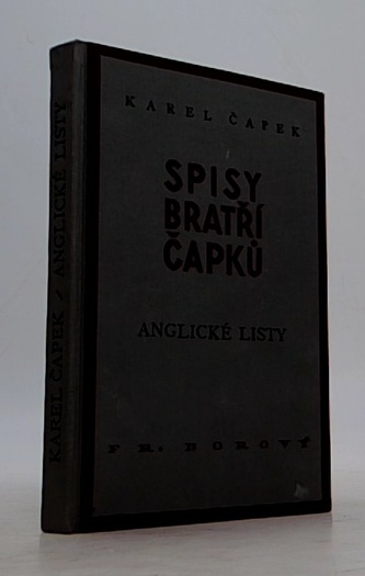 Spisy bratří Čapků - Anglické listy