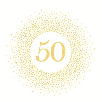 Ubrousky MAKI L (20ks) 50 Golden Dots