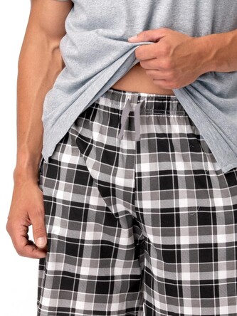 Piżama Key MNS 460 A25 M-2XL szary-krata M