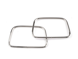 Kovová ucha na tašky 7x11 cm - 2 ks - 1 nikl