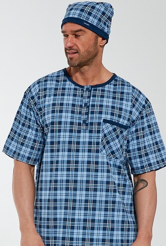 Koszula Cornette 109/14 673604 kr/r M-2XL męska granatowy M