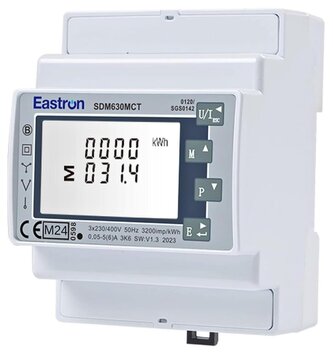 Eastron SDM630MCT-MBUS MID, 1/5A vstup Mbus, třífázový, pulsní výstupy Eastron SDM630MCT-MBUS MID, 1/5A vstup Mbus, třífázový, pulsní výstupy