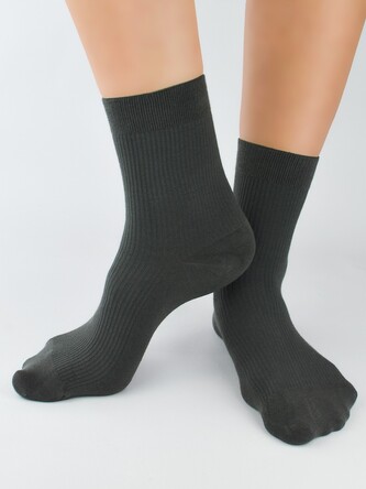 Skarpety Noviti SB077 Prążek Soft 36-41 grafitowy 36-41