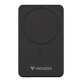Verbatim magnetická bezdrátová powerbanka Charge 'n' Go Essentials, 5000mAh, černá