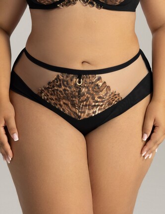 Figi Ava 2144/B Brazyliany S-3XL classy black XL