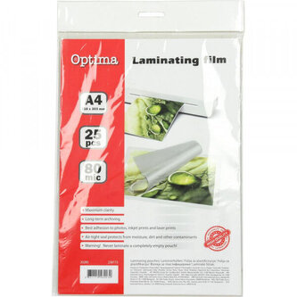 Laminovací fólie A4 80 my 25 ks lesklá