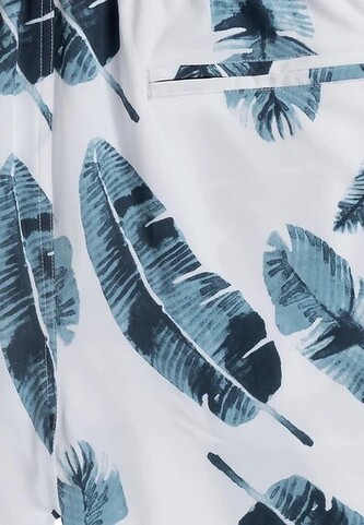 Szorty kąpielowe Atlantic KMB-218/01 M-2XL biały M