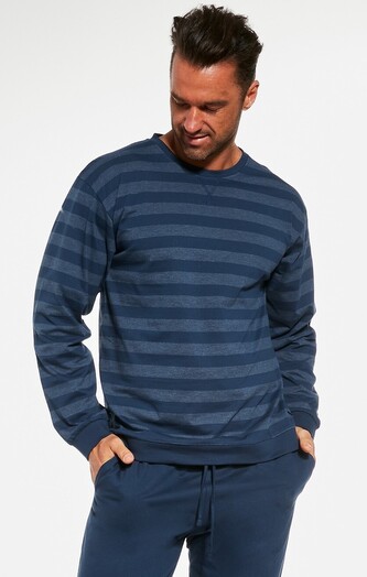 Piżama Cornette 117/235 Loose 11 dł/r S-2XL męska jeans S