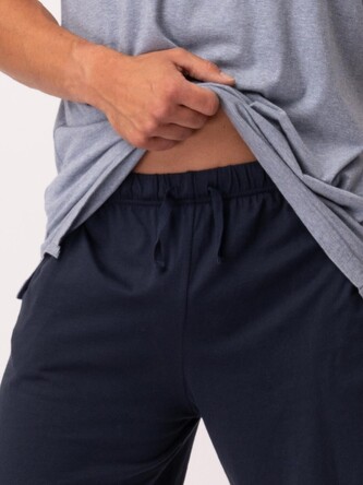 Piżama Key MNS 628 A25 kr/r M-2XL niebieski-granatowy M