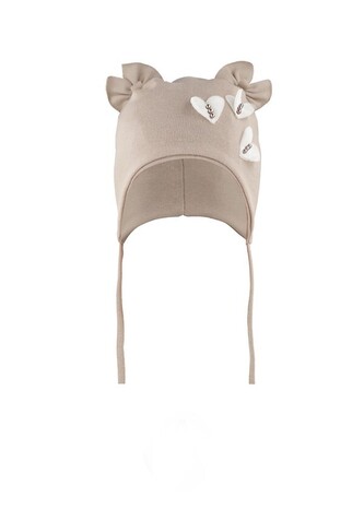 Czapka AJS 50-006 dzięcięca beżowy 40-42 cm