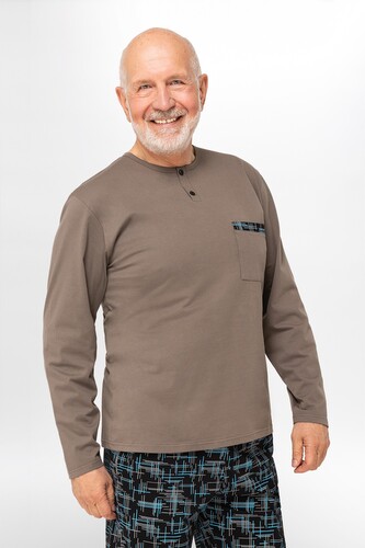Piżama Martel 413 Darek III dł/r 3XL-4XL khaki 4XL
