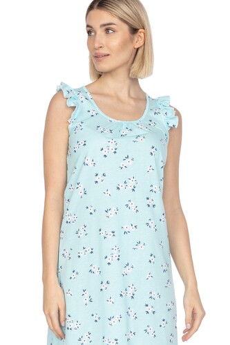 Koszula Regina 126 sz/r S-XL L24 damska turkusowy L