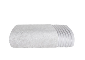 RĘCZNIK VELA 70X140 FROTTE Z MODALEM SREBRNY 550G.