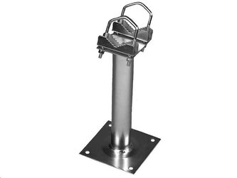 Konzola na stožár průměr 35 - 60mm, 30cm od zdi se základnou 150x150mm