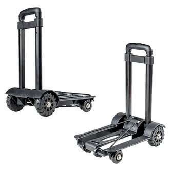 Nákupní vozík s teleskopickou rukojetí, skládací s nosností 40 kg