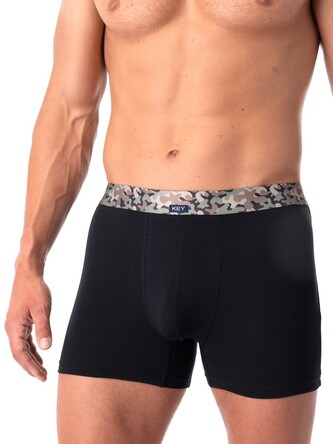 Bokserki Key MXH 240 A25 Bambus M-2XL czarny M