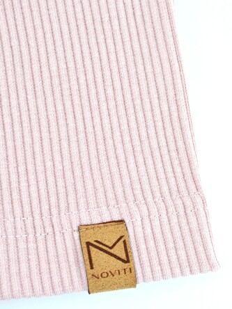 Czapka Noviti CCP066 Prążek 2 różowy pudrowy 56-58 cm