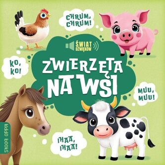 Książeczka kartonowa zwierzęta na wsi