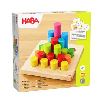 Haba Drevená hračka na vkladanie s predlohami Farebné valčeky