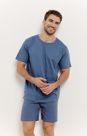 Piżama Taro Nick 3402 kr/r 4XL-6XL W25 męska jeans 6XL Piżama Taro Nick 3402 kr/r 4XL-6XL W25 męska jeans 6XL