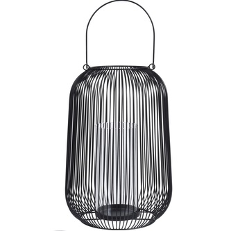 Igotrend, 14716 Lucerna 19 x 33cm kov/drát černá