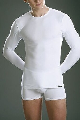 Koszulka Cornette 214 Authentic dł/r 4XL-5XL biały 5XL