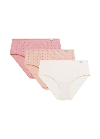 Figi Atlantic 3LP-221 Classic A'3 M-2XL rose-ecru-różowy ciemny M