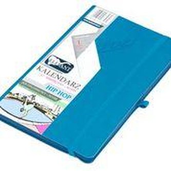 Kalendarz 2021 A5 Tyg. Hip hop niebieski  ELEFANT