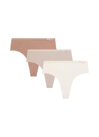 Figi Atlantic 3CLP-015 High Brazilian A'3 S-XL ecru-beżowy-beżowy ciemny S