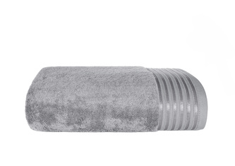 RĘCZNIK VELA 70X140 FROTTE Z MODALEM STALOWY 550G.