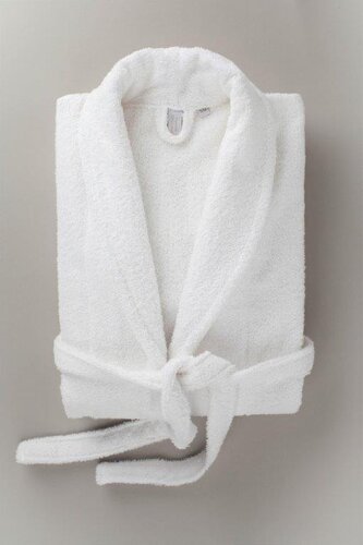 SZLAFROK FIGARO XXXL (3XL) FROTTE BIAŁY 350gsm BAW.