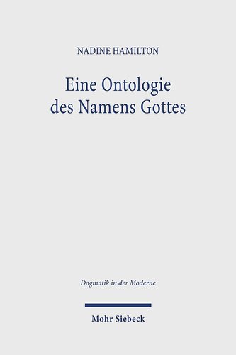 Eine Ontologie des Namens Gottes